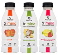 Trimino Protein Infused Water, 3-Flavor Variety Pack, 16 Ounce (Pack of 12)