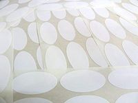Minilabel Plain 50X25mm Oval Self-Stick Deep Freeze, Freezer Labels, Stickers For Frozen Food Packaging