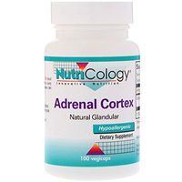 Nutricology Adrenal Cortex, Natural Glandular, 100 Vegicaps
