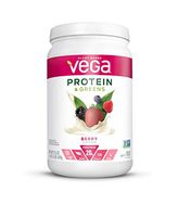 Vega Protein & Greens Berry (21 Servings, 21.5 Ounce) - Plant Based Protein Powder, Keto-Friendly, Gluten Free, Non Dairy, Vegan, Non Soy, Non GMO - (Packaging May Vary)