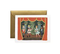 Nutcracker Scene Christmas Holiday Card Set by Rifle Paper Co. (GCX032B) -- Set of 8 Cards and Envelopes