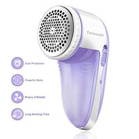Fabric Shaver,Electric Lint Remover Rechargeable Fuzz Lint Remover with Free 2 pcs 3-bladed Professional Sweater Shaver Lint Fuzz Pill Bobble Remover for Cloths, Fabrics and Furniture