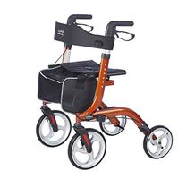 Lifestyle Mobility Aids DLX Venture Euro Style Rollators - Only 15 lbs (Amber Sunrise)