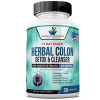 Colon Cleanse, Colon Detox with Probiotics and Coconut. 15 Day Extra Strength Detox Cleanser. Supports Weight Loss, Fat Loss, Bloating, Constipation Relief, Increased Energy Levels. 30 Capsules