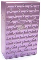 Purple Metallic Studded Push Open Cigarette Case, King Size, 3116M20P