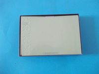 Crane CC3813 Blind Embossed Correspondence Cards Wasabi Imprintable Finish 10 Cards 4 3/8" x 6 9/16" with Lined Envelopes