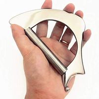 JJDD'G Gua Sha Massage Tool Stainless Steel, Back Massager, for Self Myofascial Release and Pain Relief - Stainless Steel Gua Sha Fascia Scraping Blading