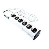 C2G/Cables to Go 16307 6' Wiremold 6-Outlet Plug-In Center Unit 120v/15a 4 Outlet Medical Grade Power Strip