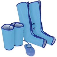 Leg Air Massager For Circulation Sequential Compression Wraps, Thigh And Calf Massager With Knee Heating, Foot Massager Leg Wraps, Massage Boots Machine, Foot And Calf Massage With Handheld Controller