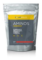 Purbolics Aminos + Energy | Supports Recovery, Energy & Focus | 95mg of Caffeine, 0 Calories & 60 Servings (Punch Out)