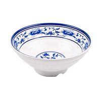 Bowl Soup Bowl Melamine Bowl Melamine Japanese Tableware Commercial Beef Noodle Bowl Household Plastic Bucket Bowl Large Bowl Household tableware, retro bowl (Color : White, Size : 20.38.1CM)