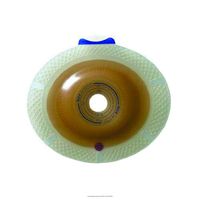 SenSura Flex CONVEX LIGHT, Standard Wear Barrier with Belt Tabs-Pre-Cut: 7/8" (22 mm) Color Code: Green - UOM = Box of 5