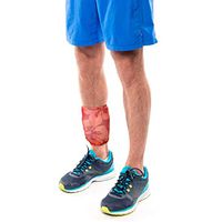 HurtSkurt - 2 in 1 - Harness-Free Fashionable Cold Therapy Compression Gel Sleeve & Ice Pack Stretch-to-Fit Small (Waikiki Coral)