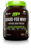 MP Grass Fed Whey Protein, 100% All Natural Whey Protein Isolate, No artificial flavors, colors or sweeteners, Gluten Free, Non GMO, Chocolate, 28 Servings