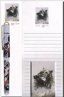 Keeshond Stationery Gift Set