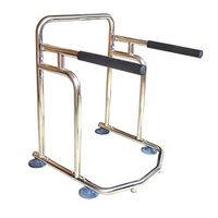 XUEZHEN Medical Supplies Stainless Steel Elderly Toilet Safety Rail, Rubber Anti-Slip Base, High-Density Elastic Foam Armrest, Used As Disabled, Elderly, Pregnant Women