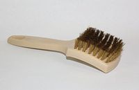 Brass White Wall Brush
