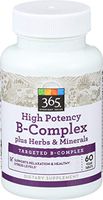 365 Everyday Value, High Potency B-Complex, 60 ct