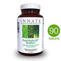 INNATE Response Formulas - Food Multi III BioMax, Herb Free Foundational Multivitamin, 90 Tablets