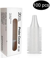 100 PCS Disposable Ear Thermometer Probe Covers Refill Caps Lens Filters for All Braun ThermoScan Models Ear Thermometer Replacement Probe，Ear Thermometer Covers Lens Filter