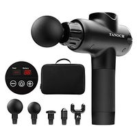 Massage Gun,TANOCH Muscle Massager Deep Tissue Percussion Portable Handheld Electric Body Massager Sports Drill for Pain Relief,20 Speed Level, LED Touch Screen, with Carrying Case for Athletes