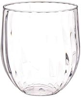 CHINET CUT CRYSTAL COLDCUP WINE GLASS PLASTIC CLEAR 8 CT - 0037700335021