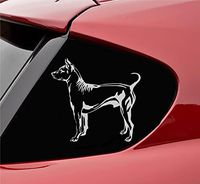 Thai Ridgeback Dog Vinyl Decal Sticker (Satin Silver)