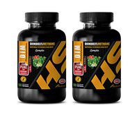 Estrogen Blocker Bulk Supplements - DIM (DIINDOLYLMETHANE) Complex - with Broccoli and Kale - Gluten Free - Pure - dim Plus Supplement - 2 Bottles (180 Capsules)