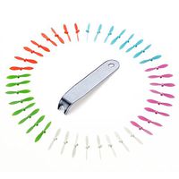Cinhent Wrench 60pcs Blade Propeller + U Wrench for CX-10 CX-10A Quadcopter Multifunction Sport Practical RC Drone Hand Tool, Repairing Kit for Home Garden Outdoor Cycling