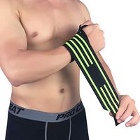 HighlifeS Wrist Support Brace for Men & Women, For Work Out & Fitness, Weight Lifting, Injury Prevention, Pain Relief and Recovery. Effective for Carpal Tunnel & Sprains (green)