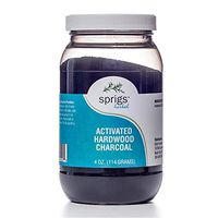 Activated Hardwood Charcoal Powder, 4 oz. / It is Essential for The Home First-Aid kit. (8 oz)