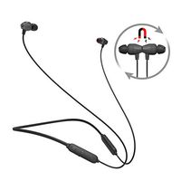 Wireless Bluetooth Headphones, Bluetooth 5.0 IPX7 Waterproof Wireless Earbuds, Noise Canceling Bluetooth Headphones Built-in Mic for Running/Travel/Work (Black)