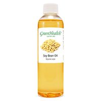 GreenHealth Soy Bean Oil - 4 fl oz (118 ml) Plastic Bottle w/Cap - 100% Pure Carrier Oil