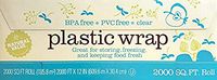 Natural Value Clear Plastic Wrap / 2,000 sq. ft. roll