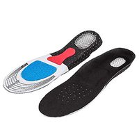 Silica Gel Comfort Insoles (1 Pair), Men and Women's Fashion Insoles Orthotic Sport Running Shoes Insoles (L: US 8 - US12)