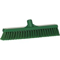 Vikan 31782 Fine Sweep Floor Broom Head, Polypropylene Block, 16-1/2" Bristle, Green