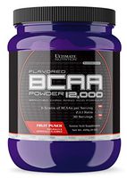 Ultimate Nutrition Flavored BCAA Powder - Caffeine Free with 3g Leucine 1.5g Valine 1.5g Isoleucine - Post Workout Amino Acid Supplement, Fruit Punch, 30 Servings