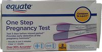 One Step Pregnancy Test, 2ct, By Equate Compare to e.p.t