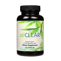 AliClear® Sinus & Respiratory Defense Supplement, Antioxidant and Skin Support for Men and Women | Butterbur, Quercetin, Bromelain, Vitamin C, Magnesium - 120 Capsules