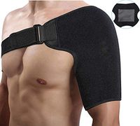 Shoulder Brace for Men Women, Adjustable Shoulder Compressiom Wrap Support Rotator Cuff,Dislocationed AC Joint, Tendonitis,Sprains, Shoulder Pain Relief, Fits Left and Right Shoulder