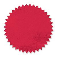 Red Foil Embossed Scallop Edge Certificate Seals, 102 Pack