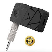 Mini Wireless Bluetooth 4.1 Stereo Audio Music Receiver with Adapter and Audio Cable for iPhone 6, 6 Plus, 5, 5C, 5S, 4S, iPad, LG G2, Samsung Galaxy S5, S4, S3, Audio Devices