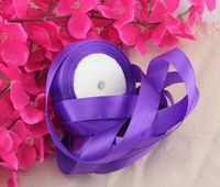 BeesClover 15mm Ribbon Ribbons Accessories Gift Wrapping Tape divisa Ribbon 50Y 2roll Wedding Decoration Purple Color Show