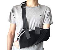 Solmyr Arm Sling Support for Dislocation & Sprains, Broken Fractured Arm Elbow Wrist, Lightweight Breathable, Adjustable Shoulder Rotator Cuff Support Brace (Adult)