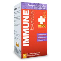 Redd Remedies - Immune Everyday, Daily Support for a Healthy Immune System and Stress Response, Ashwagandha, Maitake, Chaga, 30 Vegetarian Capsules (30 Servings)