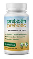 Prebiotin – Prebiotic Dietary Supplement Fiber Capsules – 120 Vegcaps – Professionally Formulated to Support Digestive Health – Balances Gut Microbiome, Boosts Your Own Probiotics & Enhances Immunity