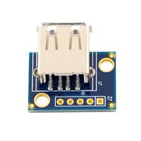 USB Type A Female Receptacle Breakout Board v2.0