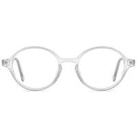 TIJN Unisex Retro Round Glasses with Blue Light Blocking Lenses Lightweight Frame UV Filter Computer Glasses