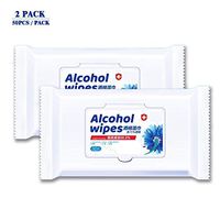 75% Soft Alcohol Wipes for All-Purpose Cleaning, Alcohol Detergent Wipes (2 Packs,100Wipes), Large Wet Wipes(8"x6"), Wep Wipes Suitable for Family All Daily Protection