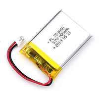 AKZYTUE 3.7V 900mAh 703040 Lipo Battery Rechargeable Lithium Polymer ion Battery Pack with JST Connector